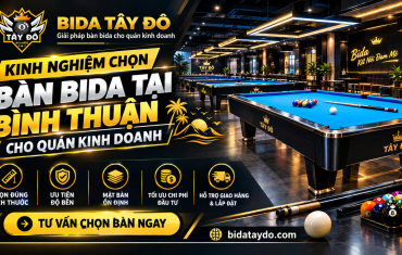 Kinh Nghiệm Chọn Bàn Bida Tại Bình Thuận Cho Quán Kinh Doanh