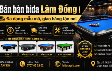 Bán bàn bida Lâm Đồng | Đa dạng mẫu mã, giao hàng tận nơi
