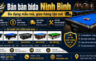 Bán bàn bida Ninh Bình | Đa dạng mẫu mã, giao hàng tận nơi