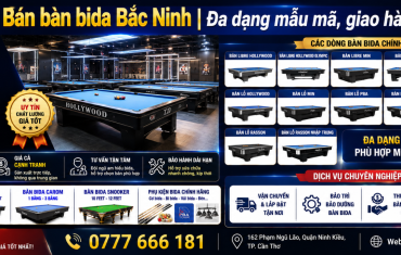 Bán bàn bida Bắc Ninh | Đa dạng mẫu mã, giao hàng tận nơi