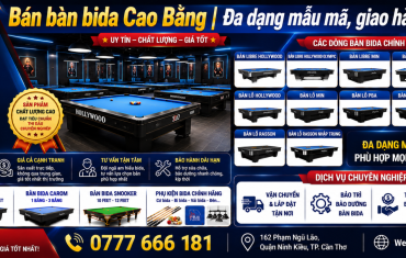 Bán bàn bida Cao Bằng | Đa dạng mẫu mã, giao hàng tận nơi