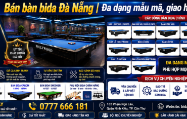 Bán bàn bida Đà Nẵng | Đa dạng mẫu mã, giao hàng tận nơi