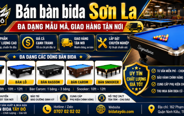 Bán bàn bida Sơn La | Đa dạng mẫu mã, giao hàng tận nơi