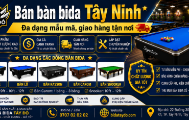 Bán bàn bida Tây Ninh | Đa dạng mẫu mã, giao hàng tận nơi