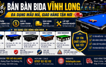 Bán bàn bida Vĩnh Long | Đa dạng mẫu mã, giao hàng tận nơi