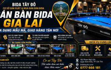 Bán bàn bida Gia Lai | Đa dạng mẫu mã, giao hàng tận nơi