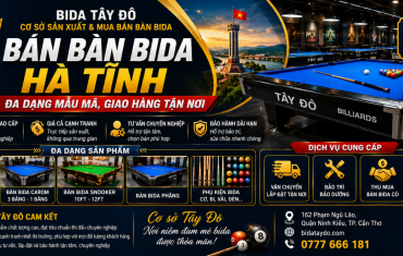Bán bàn bida Hà Tĩnh | Đa dạng mẫu mã, giao hàng tận nơi