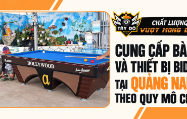 Cung Cấp Bàn Và Thiết Bị Bida Tại Quảng Nam Theo Quy Mô CLB
