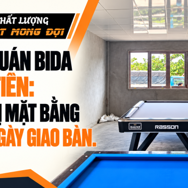 Setup Quán Bida Tại Hà Tiên: Chuẩn Bị Mặt Bằng Trước Ngày Giao Bàn