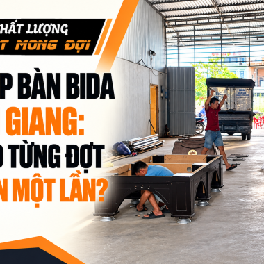 Cung Cấp Bàn Bida Tại Tiền Giang: Đặt Theo Từng Đợt Hay Nhận Một Lần?