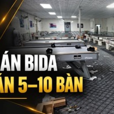 Chi Phí Mở Quán Bida 5–10 Bàn – Dự Toán Đầu Tư Ban Đầu