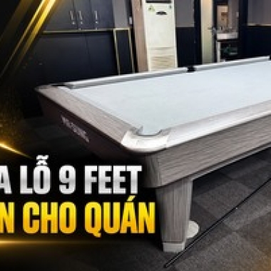 Mua Bàn Bida Lỗ 9 Feet Cho Quán Kinh Doanh – Chọn Loại Nào?