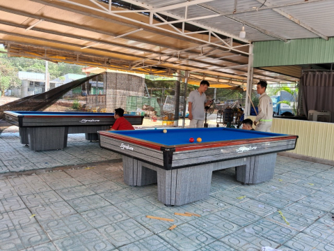 Xong mô hình cafe  bida tại Dĩ An Bình Dương 