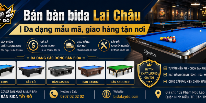 Bán bàn bida Lai Châu | Đa dạng mẫu mã, giao hàng tận nơi