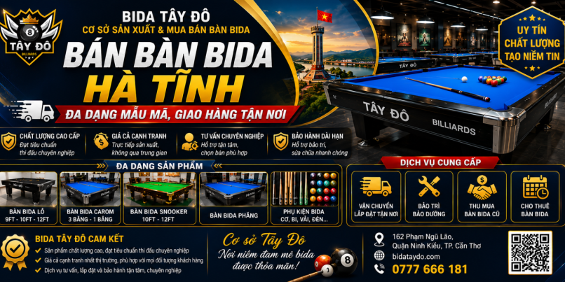 Bán bàn bida Hà Tĩnh | Đa dạng mẫu mã, giao hàng tận nơi
